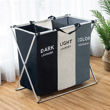 Load image into Gallery viewer, X-shape Foldable Dirty Laundry Basket Organizer