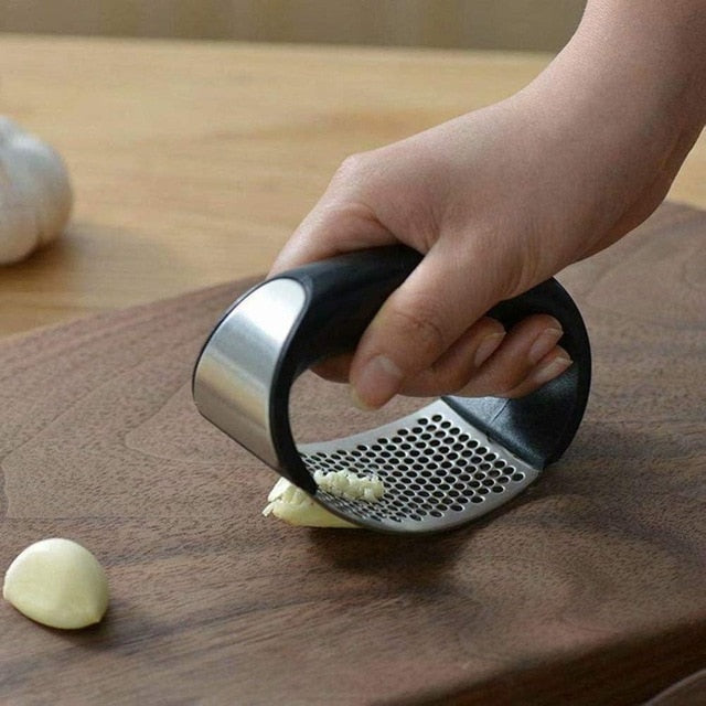 Stainless Steel Garlic Crusher