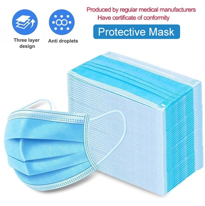3 Layer Antibacterial Face Masks