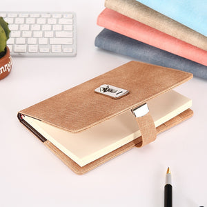 A5 Lockable Password Notebook