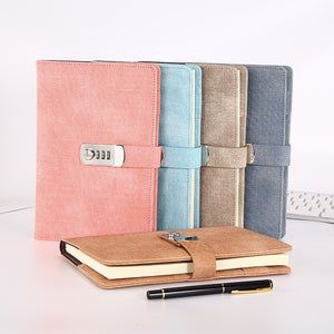 A5 Lockable Password Notebook