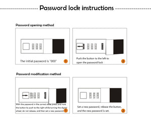 A5 Lockable Password Notebook